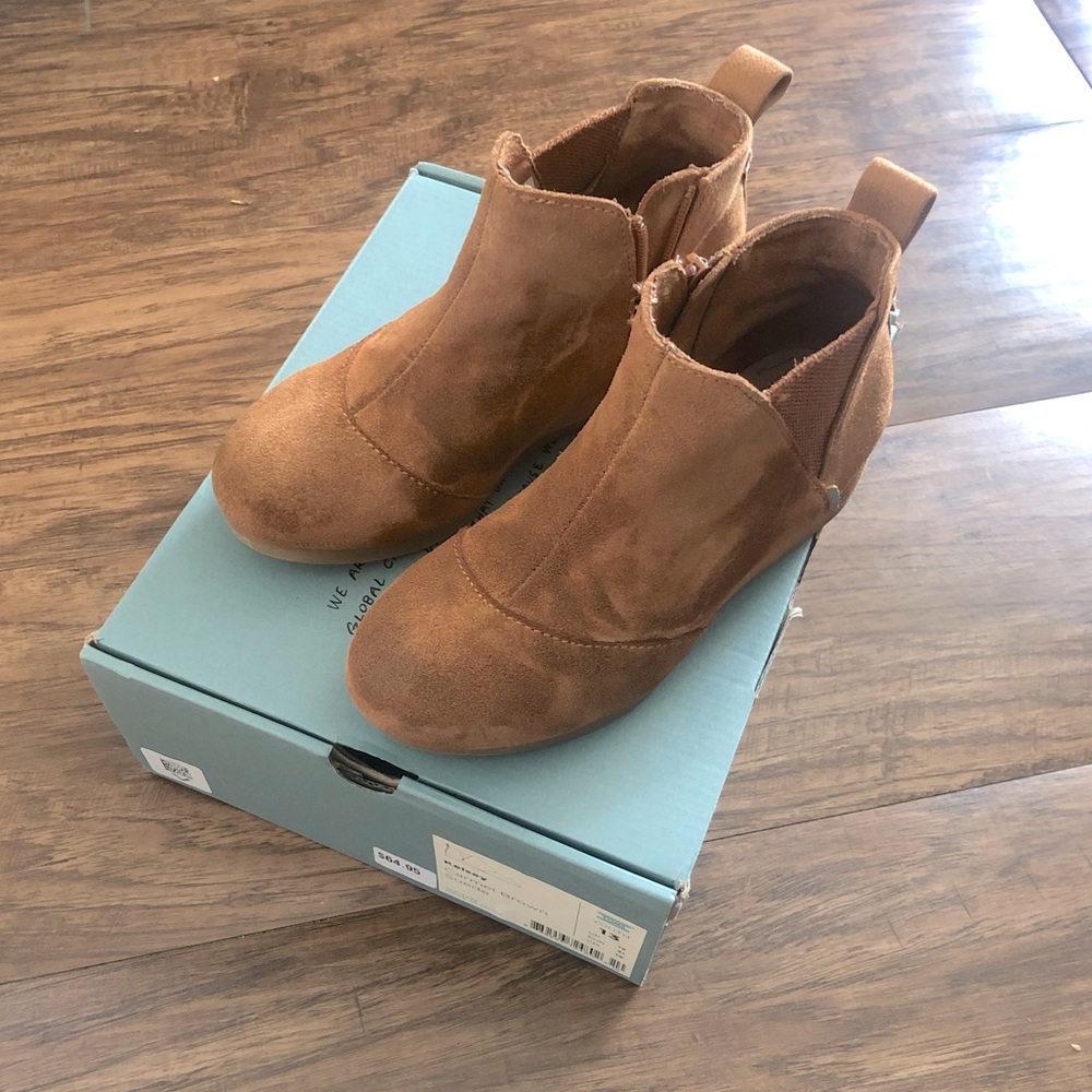 Kids “Toms” Zip-up Booties